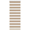 Vidaxl zebra blind zandbruin 65x150 cm stofbreedte 60,9 cm polyester