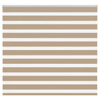 Vidaxl zebra blind 160x150 cm stofbreedte 155,9 cm polyester zandbruin