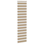 Vidaxl zebra blind 60x230 cm stofbreedte 55,9 cm polyester zandbruin