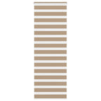 Vidaxl zebra blind 80x230 cm stofbreedte 75,9 cm polyester zandbruin