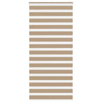 Vidaxl zebra blind 105x230 cm stofbreedte 100,9 cm polyester zandbruin