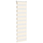Vidaxl zebra rolgordijn 40x100 cm stofbreedte 35,9 cm marmerbeige