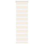 Vidaxl zebra rolgordijn 50x100 cm stofbreedte 45,9cm marmerbeige