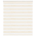Vidaxl zebra rolgordijn 125x100 cm stofbreedte 120,9 cm marmerbeige