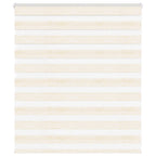 Vidaxl zebra rolgordijn 135x100 cm stofbreedte 130,9 cm marmerbeige