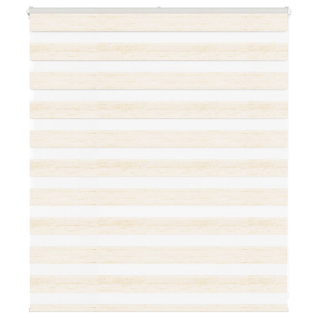 Vidaxl zebra rolgordijn 135x100 cm stofbreedte 130,9 cm marmerbeige