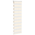 Vidaxl zebra blind 40x150 cm stofbreedte 35,9 cm polyester marmerbeige