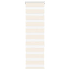 Vidaxl zebra blind 45x150 cm stofbreedte 40,9 cm polyester marmerbeige