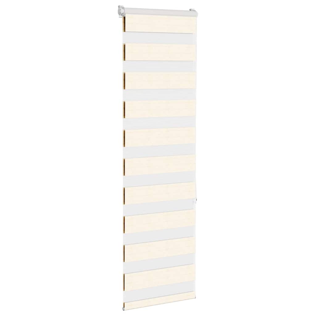 Vidaxl zebra blind 45x150 cm stofbreedte 40,9 cm polyester marmerbeige