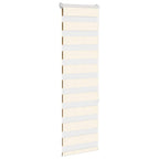 Vidaxl zebra blind 50x150 cm stofbreedte 55,9 cm polyester marmerbeige