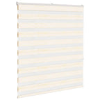 Vidaxl zebra rolgordijn 120x150 cm stofbreedte 115,9 cm marmerbeige