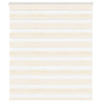 Vidaxl zebra rolgordijn 105x150 cm stofbreedte 100,9 cm marmerbeige