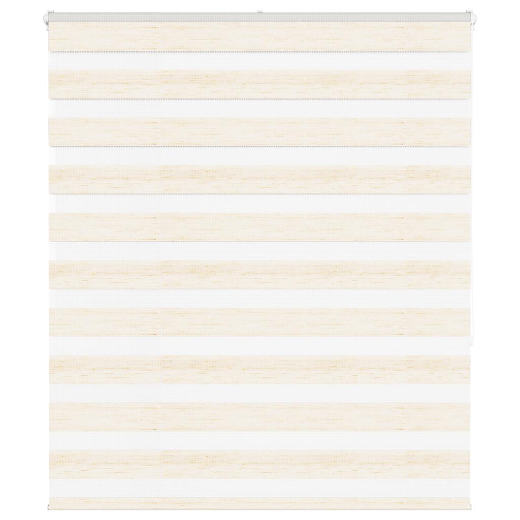 Vidaxl zebra rolgordijn 130x150 cm stofbreedte 125,9 cm marmerbeige
