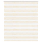 Vidaxl zebra rolgordijn 135x150 cm stofbreedte 130,9 cm marmerbeige