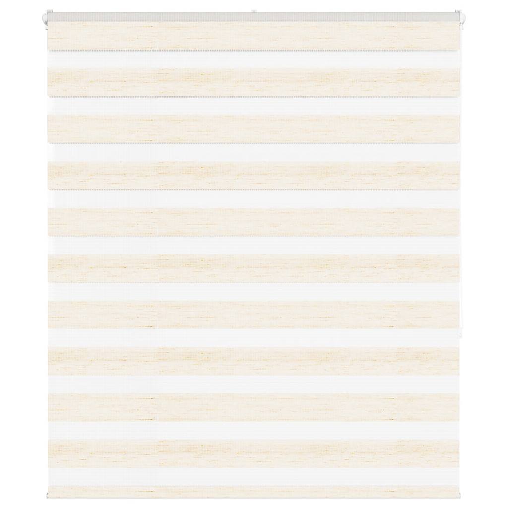 Vidaxl zebra rolgordijn 135x150 cm stofbreedte 130,9 cm marmerbeige