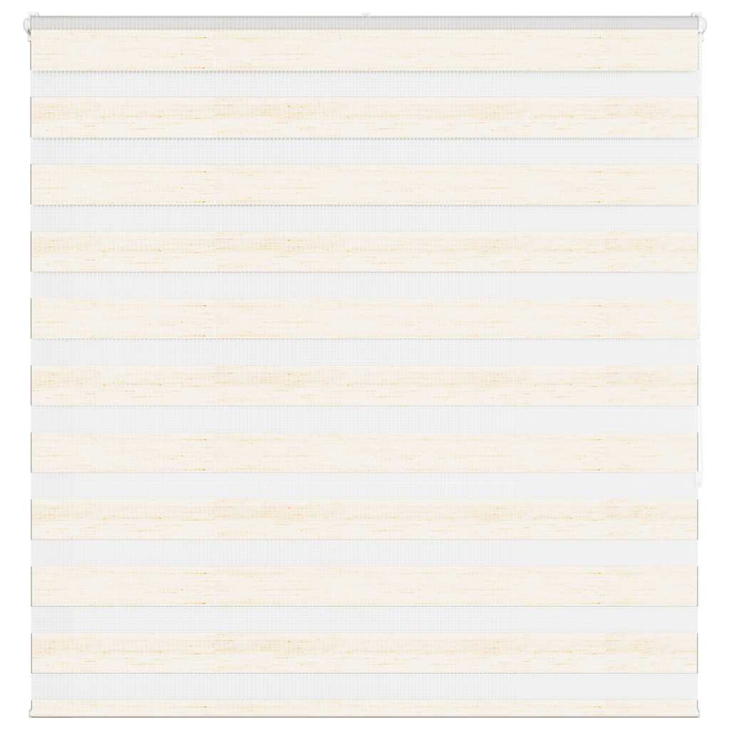 Vidaxl zebra rolgordijn 140x150 cm stofbreedte 135,9cm marmerbeige