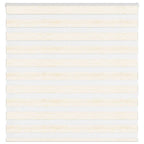 Vidaxl zebra rolgordijn 140x150 cm stofbreedte 135,9cm marmerbeige