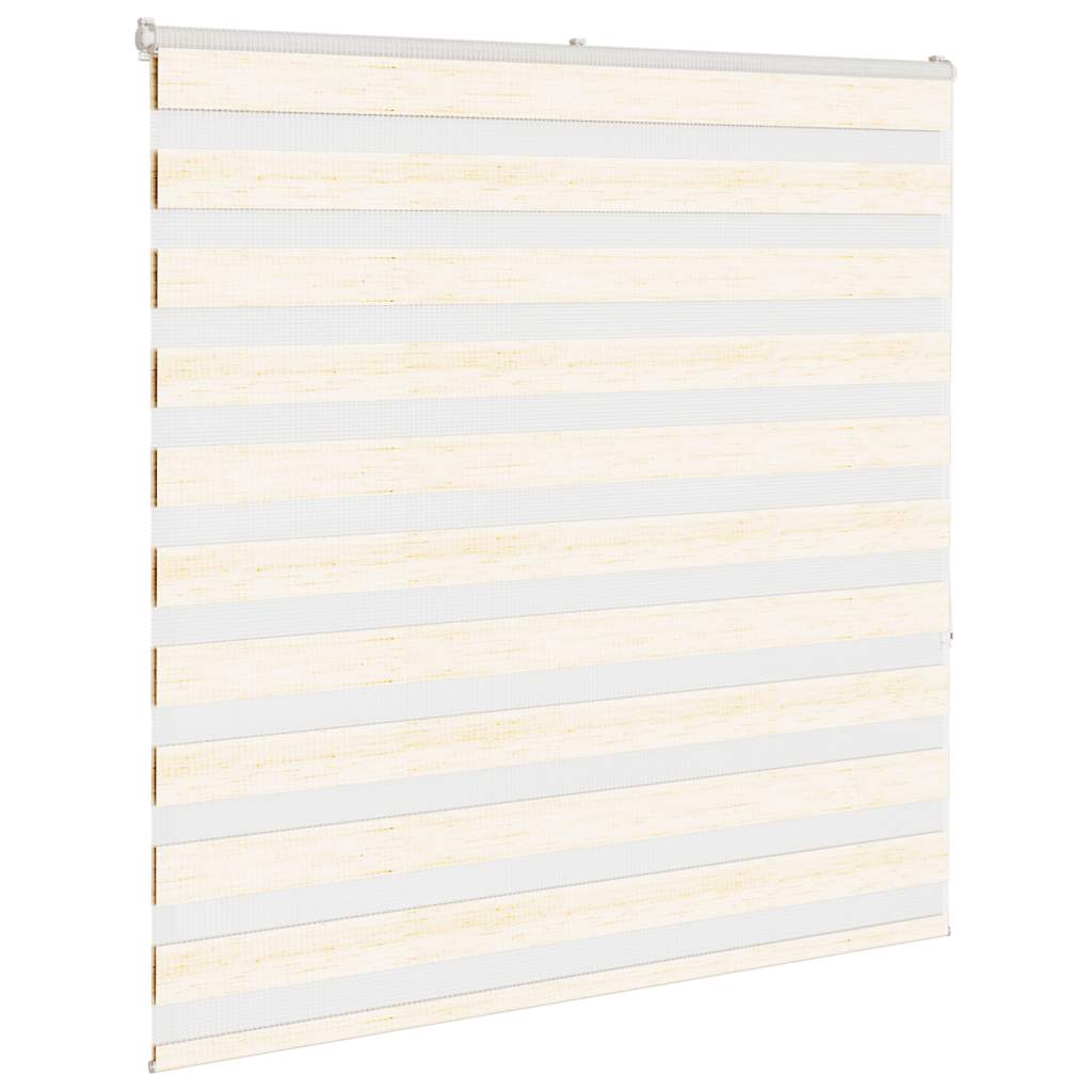 Vidaxl zebra blind 145x150cm stofbreedte 140,9cm polyester marmerbeige