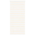 Vidaxl zebra rolgordijn 105x200 cm stofbreedte 100,9cm marmerbeige