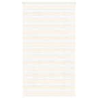 Vidaxl zebra rolgordijn 120x200 cm stofbreedte 115,9 cm marmerbeige