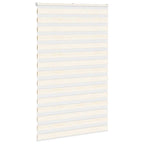 Vidaxl zebra rolgordijn 140x200 cm stofbreedte 135,9 cm marmerbeige