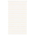 Vidaxl zebra blind 130x230cm stofbreedte 125,9cm polyester marmerbeige