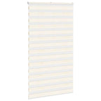Vidaxl zebra blind 130x230cm stofbreedte 125,9cm polyester marmerbeige