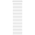 Vidaxl zebra rolgordijn 50x100 cm stofbreedte 45,9cm polyester wit