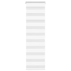 Vidaxl zebra rolgordijn 50x100 cm stofbreedte 45,9cm polyester wit
