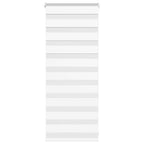 Vidaxl zebra rolgordijn 55x100 cm stofbreedte 50,9 cm polyester wit