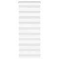 Vidaxl zebra rolgordijn 60x100 cm stofbreedte 55,9 cm polyester wit