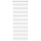 Vidaxl zebra rolgordijn 60x100 cm stofbreedte 55,9 cm polyester wit