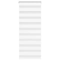 Vidaxl zebra rolgordijn 65x100 cm stofbreedte 60,9 cm polyester wit