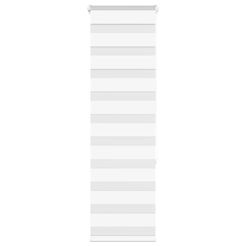 Vidaxl zebra rolgordijn 40x150 cm stofbreedte 35,9 cm polyester wit