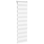 Vidaxl zebra rolgordijn 40x150 cm stofbreedte 35,9 cm polyester wit