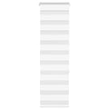 Vidaxl zebra rolgordijn 45x150 cm stofbreedte 40,9 cm polyester wit