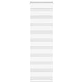 Vidaxl zebra rolgordijn 50x150 cm stofbreedte 45,9cm polyester wit