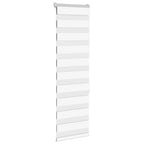 Vidaxl zebra rolgordijn 50x150 cm stofbreedte 45,9cm polyester wit