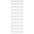 Vidaxl zebra rolgordijn 55x150 cm stofbreedte 50,9 cm polyester wit