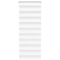 Vidaxl zebra rolgordijn 60x150 cm stofbreedte 55,9 cm polyester wit