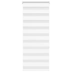 Vidaxl zebra rolgordijn 60x150 cm stofbreedte 55,9 cm polyester wit