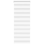 Vidaxl zebra rolgordijn 65x150 cm stofbreedte 60,9 cm polyester wit
