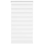 Vidaxl zebra rolgordijn 80x150 cm stofbreedte 75,9 cm polyester wit