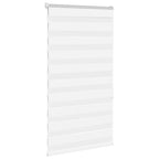 Vidaxl zebra rolgordijn 85x150 cm stofbreedte 80,9 cm polyester wit