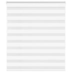 Vidaxl zebra rolgordijn 120x150 cm stofbreedte 115,9cm polyester wit