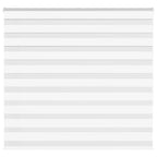 Vidaxl zebra rolgordijn 155x150 cm stofbreedte 150,9cm polyester wit