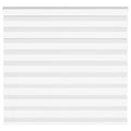 Vidaxl zebra rolgordijn 165x150 cm stofbreedte 160,9cm polyester wit