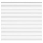 Vidaxl zebra rolgordijn 165x150 cm stofbreedte 160,9cm polyester wit