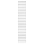 Vidaxl zebra rolgordijn 50x200 cm stofbreedte 45,9cm polyester wit