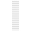 Vidaxl zebra rolgordijn 60x200 cm stofbreedte 55,9 cm polyester wit